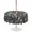 Dark Gray, variant on Outdoor Tablecloth with Umbrella Hole for Patio/Picnic/Party/Camping, Grey Space Waterproof Table Cloth Round Cover Washable, Cartoon Cute Spaceship Planet Star Funny (Dia 54")