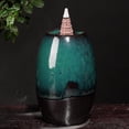thumbnail image 4 of Incensario de cerámica con reflujo para el hogar, incensario aromático para decoración del hogar, adornos azules, 4 of 9