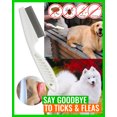 thumbnail image 1 of OutFlea- Cat and Dog Grooming Flea Comb (Blue), 1 of 2