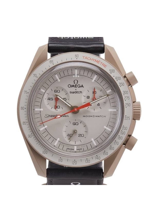 Pre-Owned OMEGA x Swatch Speedmaster Moon Mission to Jupiter Watch SO33C100 Quartz... (Good)
