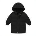 thumbnail image 2 of Esaierr Boys Girls Down Outerwear Hooded Puffer Coats for Kids Toddler,1-8Y Lightweight Baby Puffer Jackets Long Warm Winter Snow Outwear, 2 of 8