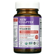New Chapter Fermented Vitamin D3 50 mcg (2,000 Iu) 30 Veg Tabs