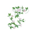 thumbnail image 2 of Costeam 9-head Artificial Rose Rattan Wall Hanging，Romantic Floral Garland for Valentine’s Day and Home Decor，Wall Accessory, 2 of 6