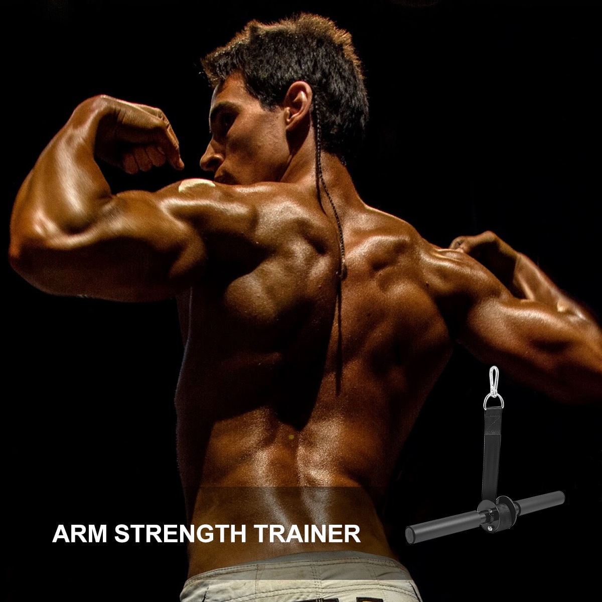 Worgeous  Forearm Trainer Strengtheners Bicep Exerciser Machine Fitness Black