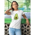 thumbnail image 2 of Cute And Happy Avodado T-Shirt Women -Image by Shutterstock, Female XX-Large, 2 of 4