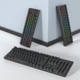 thumbnail image 4 of AIR-129 Key Blank Keycaps, Thick PBT Keycaps, Custom Gaming Keycaps,Minimalist Grey Black Keycaps,Cherry Profile, for US/ISO Layout 60% 65% 75% Mechanical Keyboard(Black), 4 of 4