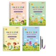 thumbnail image 4 of Reusable Writing Practice Book - 4 pcs in a Multicolor Set - Educational and Fun, 4 of 4