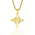 thumbnail image 2 of Irish Knot Metal Cross Pendant Necklace, 2 of 7