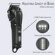 thumbnail image 3 of Haokry Cortapelos para hombres profesionales - Cortapelos de peluquero inalámbricos y con cable para cortar y arreglar el cabello Recortador de barba recargable, 3 of 5