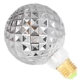 thumbnail image 4 of Bombilla LED vintage de filamento duro, galvanizada, gris, temperatura de color de 2700 K, E27, para lámparas de araña., 4 of 14