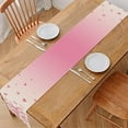 thumbnail image 3 of Pink Love Table Runner 108 Inches Long Dining Table Decor Heat Resistant Rectangle Table Cover Happy Valentine''s Day Table Linens Easy Clean Table Runner, 3 of 4