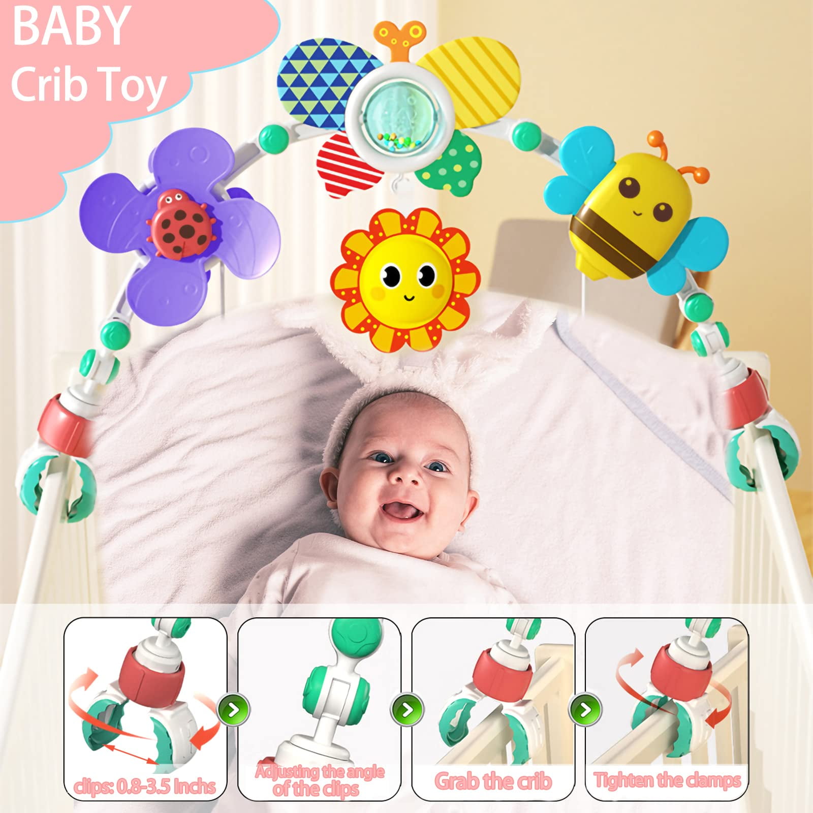 Bébé Stroller Arch Toy - Jouets de siège d'auto pour bébé Arc d