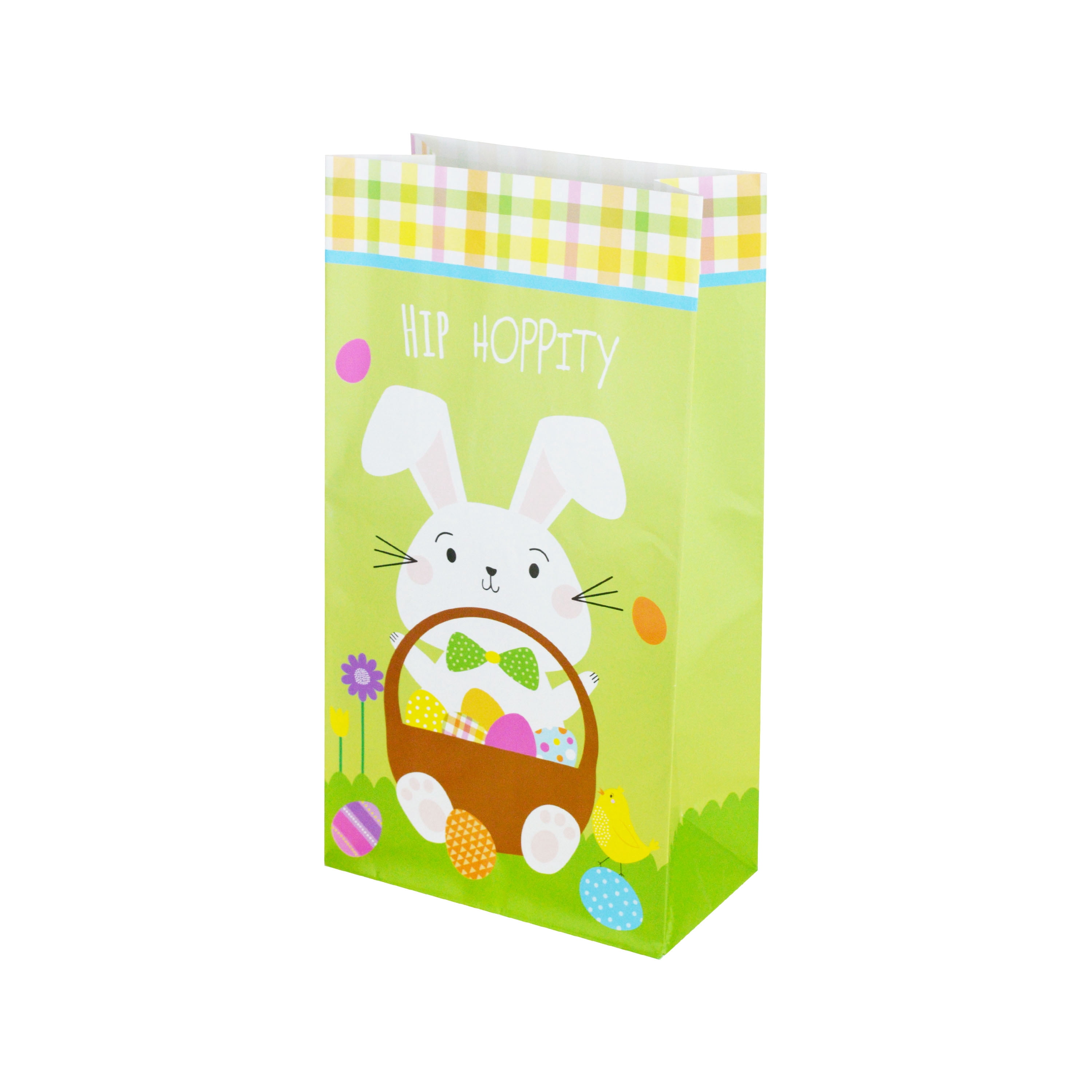 Way To Celebrate Easter Paper Sack, 6 inch X 11.25 inch X 3.25inch.