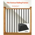 thumbnail image 6 of KFFKFF Stair Railing Components, Set of 51, 26 Inch Aluminum Staircase Balusters, 3/4 Inch Weather-Resistant Circular Metal Spindles, Hollow Terrace Railing Including Rail Caps & Fasteners, 6 of 9