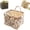4#, variant on Quilted Laundry Basket with Handles,Large Collapsible Square-Shaped Fabric Totes with Reinforced Handles Side Pockets for Car,Home,Picnic