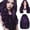 Multicolor, variant on Fnochy Up to 30% Off Health and Beauty Products Fashion Women Long Purple Hair Full Wig Natural Curly Wavy Synthetic Hair Wigs
