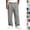 34# Gray, variant on Baggy Sweatpants for Men Drawstring Elastic Waist Casual Pants Loose Workout Gym Track Pants with Pockets Gray M