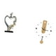 thumbnail image 5 of Figura con reloj de pared con números atemporales, silencioso, para colgar, decoración para dormitorio, boda, sala de estar, hogar., 5 of 8
