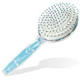 thumbnail image 2 of Frozen II Girls Snowflake Confetti One Hair Brush, Silver - Ages 3+, 2 of 7