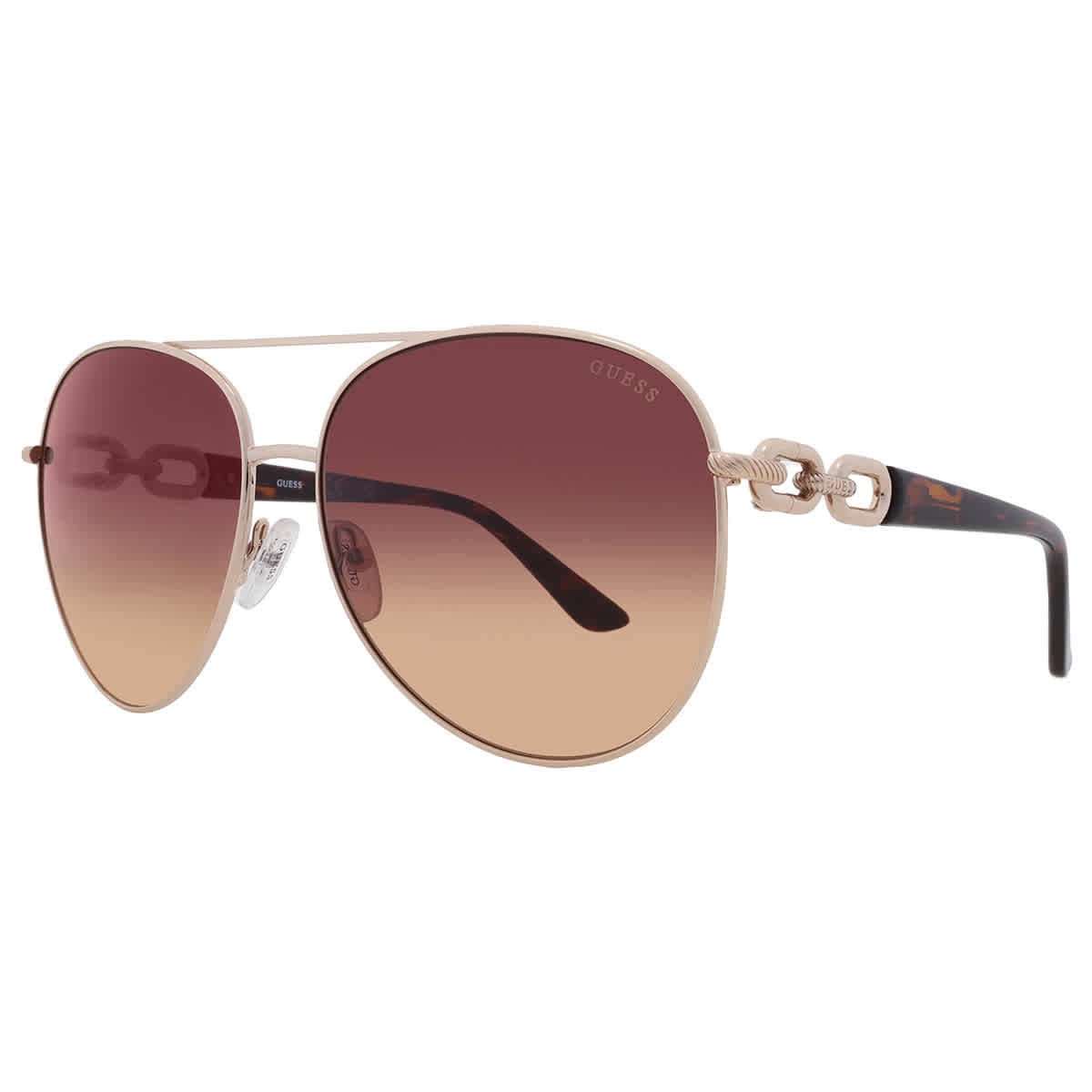 Guess Factory Womens GF0287 Shiny Nickeltin Metal Frame  display picture 1