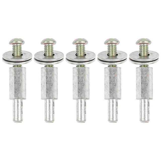 CHICHUMID 5 Pcs Extension d'Arbre pour Usage Industriel Fer Argenté