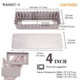 thumbnail image 3 of CHEFMADE Mini Rectangle Tart Pan Set, 2x4-inch 4Pcs with Removable Loose Bottom Non-Stick Oblong Quiche Bakeware for Oven and Instant Pot Baking (Champagne Gold), 3 of 8
