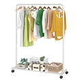 thumbnail image 1 of Perchero para ropa, estilo simple, moderno, estándar, con espacio de almacenamiento, blanco, 1 of 7