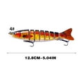 thumbnail image 3 of Mikilon fishing gear, fishing lures fishing baits, Multi Fish 12.8cm False Bait Sea Fishing Sinking , D, 3 of 6