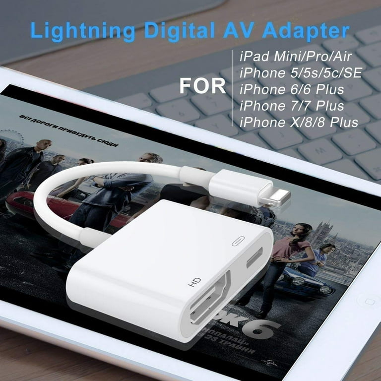 Watch Your iPhone on TV (Apple Lightning Digital to AV Adapter) Tips and  Tricks 