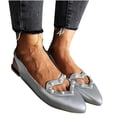 thumbnail image 4 of Zapatos casuales cómodos de perlas ahuecadas con punta en pico para mujer, zapatos individuales de tacón bajo cómodos y sólidos Wmkox8yii FOPL1699, 4 of 8