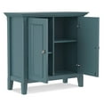 thumbnail image 6 of Simpli Home Amherst 32 inch Wide Transitional Low Storage Cabinet in French Blue, 6 of 10