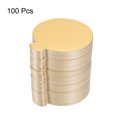 thumbnail image 3 of Uxcell 100pcs Mini Cake Boards, Mousse Cake Cardboards Round for Cake Bases (Gold), 3 of 5