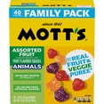thumbnail image 5 of Mott's Fruit Flavored Snacks, Animals Assorted Fruit, Family Pack, 40 Count, 32 oz, 5 of 16