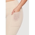 thumbnail image 5 of Women's Plus Size High Waisted Mesh Detail Leggings with Pockets, 5 of 5
