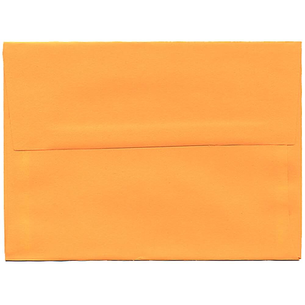 JAM A6 Envelopes, 4.8x6.5, Ultra Orange, 50/Pack