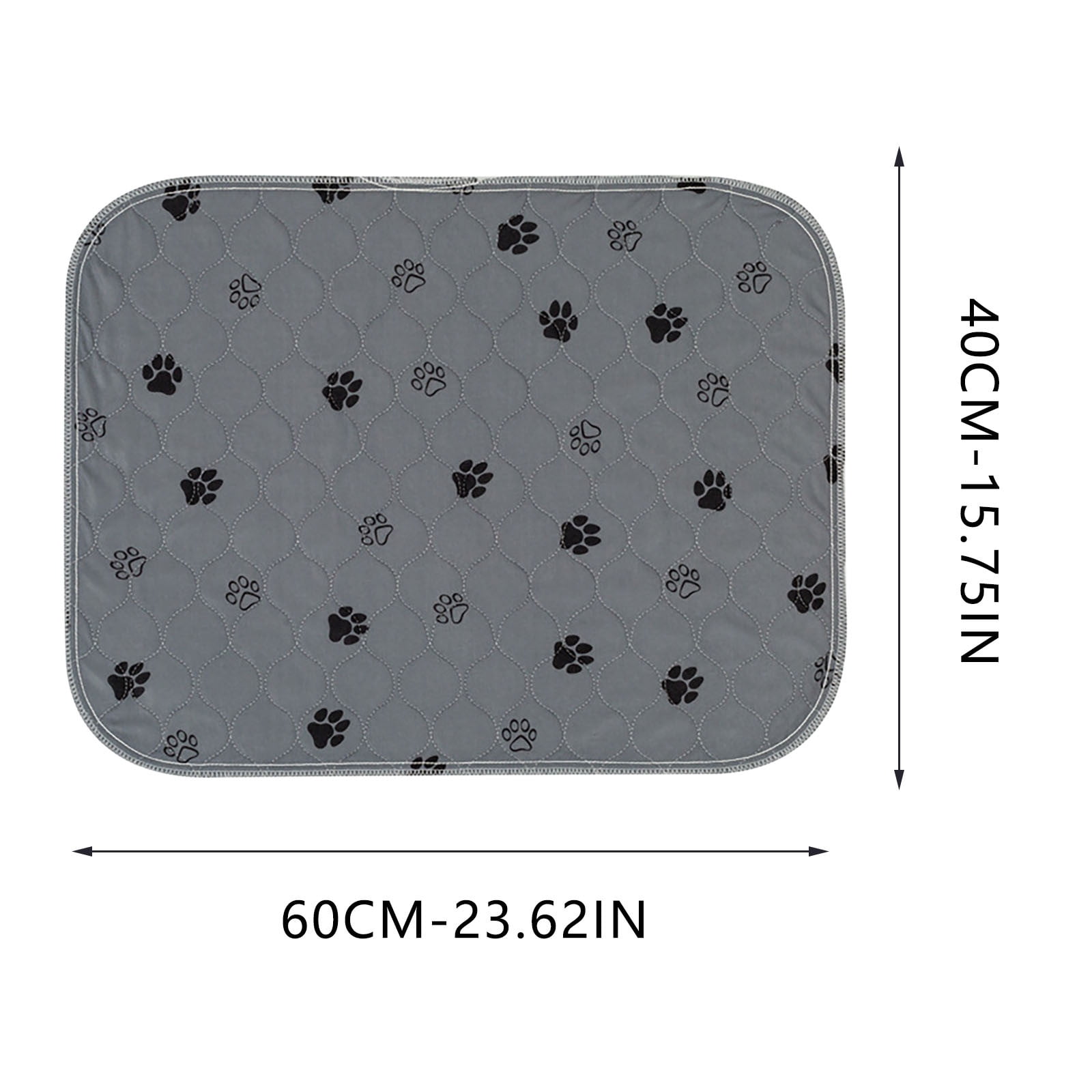 Lunxisen 2 Pcs Pee Pads with Pheromones, Puppy Pad Reusable Pet Pee Pad, Leak-Proof Washable Pee Pads for Cats and Dogs, Easy to Clean(40*60cm)