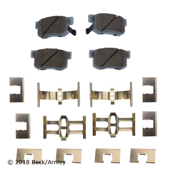 BeckArnley 085-6498 Premium Asm Pads W / Hardware
