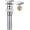 Chrome, variant on Pop up Sink Drain Stopper with Overflow Chrome for Bathroom Vessel Sink Art Basin, Big Cap Sink Drain with Overflow, Metal Pop-up Drain Strainer with Detachable Basket Stopper