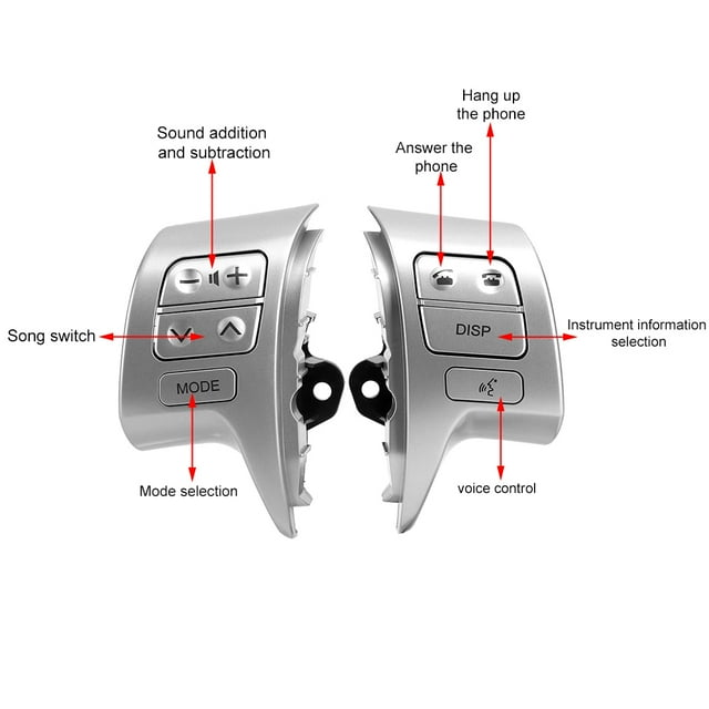 Boutons de Volant Multifonction pour Voiture 2007-2009