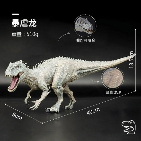 AMERTEER Animals Model Toy with Movable Jaw Plastic Jurassic Indominus Rex Action Figures Dinosaur Model Toy