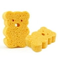 thumbnail image 6 of NIBOLOG Bath Sponge Cartoon Shape Skin-touch Soft Baby Shower Sponge for Newborn, 6 of 8