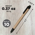 thumbnail image 5 of 10 Ballpoint Stylus Pens Pack - Recycled, Retractable - Black, 5 of 5