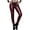 Red, variant on Rock Style Women's Faux Leather Leggings Gothic Punk Skinny PU Leather Pants Mid Rise Novelty Studded Tight Pants