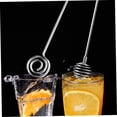 Using Stick Design OUNONA 3-Piece Stainless Steel Honey Dipper Sticks with Spiral Design ...