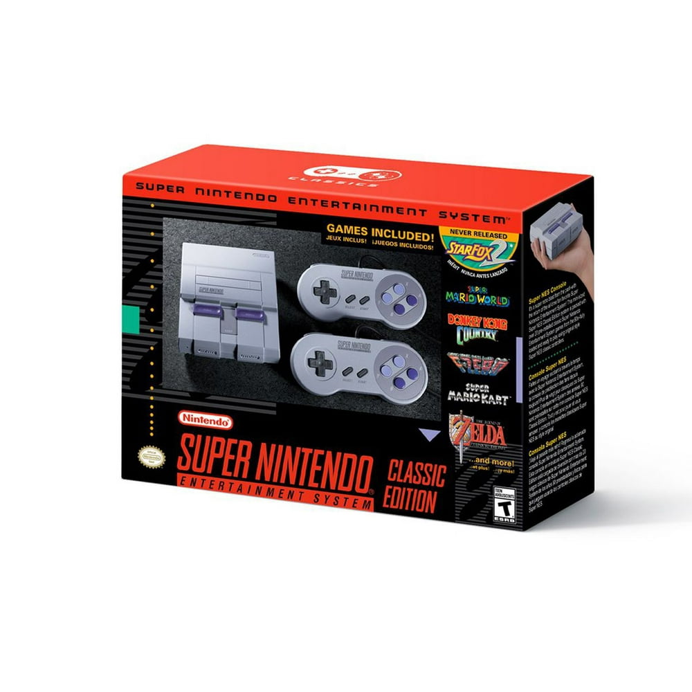Refurbished Nintendo Super NES Classic Edition (Universal) Walmart