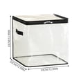 thumbnail image 4 of Outdor Transparent Storage For Home Textile Organization Quilt Comforter Large Capacity Double Zipper Proof, 4 of 5