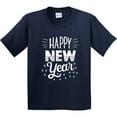 thumbnail image 3 of Inktastic Happy New Year in Hand Lettering Youth T-Shirt, 3 of 5