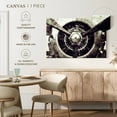 thumbnail image 5 of Elephant Stock Vintage Airplane Propeller Wall Art - Horizontal Canvas Wall Art - Living Room Wall Decor - Transportation Canvas - Brown And Beige Decor - 45" x 30", 5 of 8