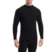 Landzoo Men Wear Thin Double Woolen Thermal Underwear Under The Base Of Mid Neck Autumn Coat Cozy Loose Men's Tops