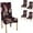 Multi 5, variant on Dining Chair Covers Set of 4 Stretch Spandex Removable Washable Snowflake Kitchen Chair Protector Slipcovers for Living Room,Ceremony,Restaurant,Party